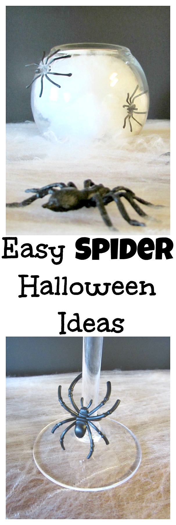 Easy spider Halloween ideas