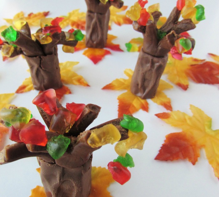 Fall candy trees