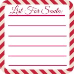 List For Santa Printable