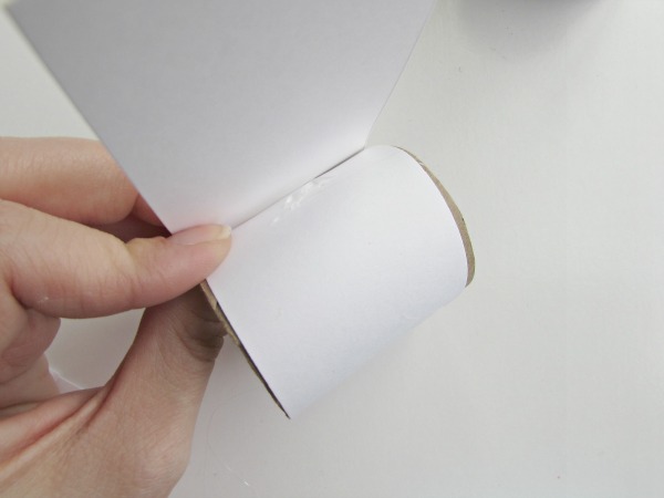 glue back of paper