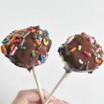 Chocolate Covered Donut Pops!