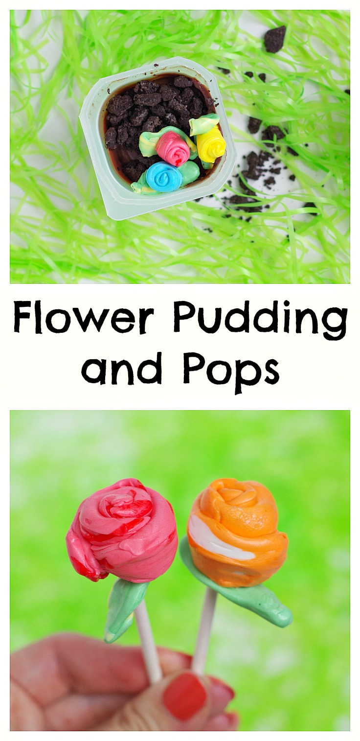 Flower Pudding and Pops