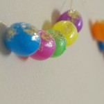 Glitter Easter Egg Garland and Dollar Store Craft Blog Hop