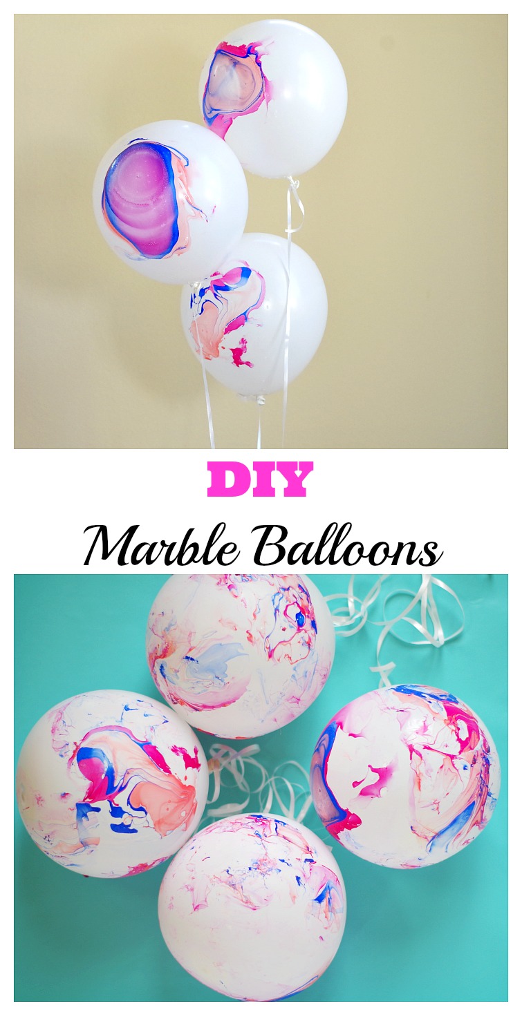 DIY Marble Balloons