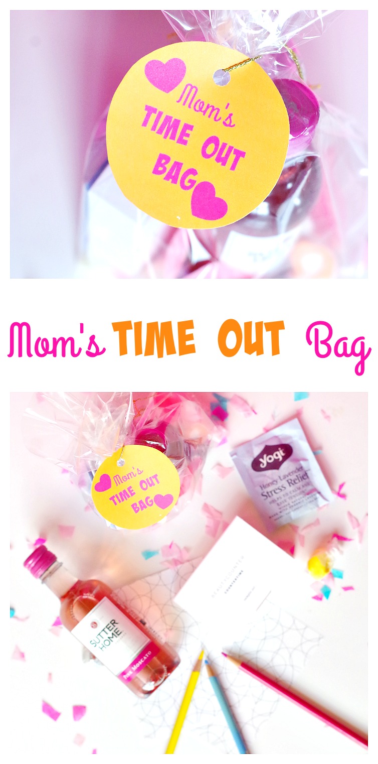 Mom's Time Out Bag! Give your mom a much needed time out for Mother's Day with lots of relaxing goodies