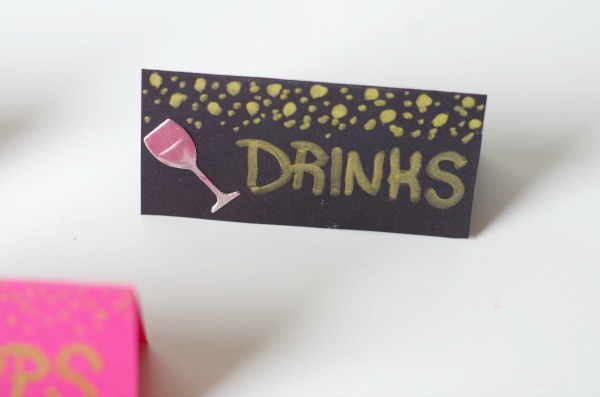 party drink label