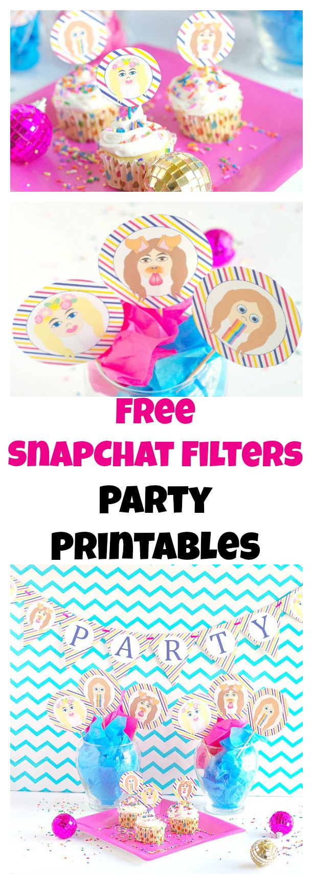 Free Snapchat Party Printables