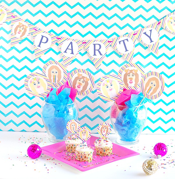 Snapchat party decorations free printables