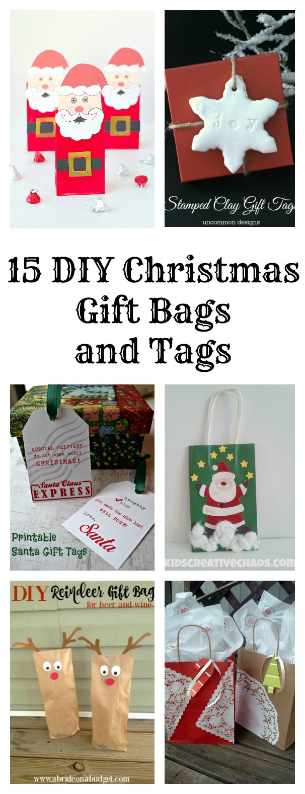 DIY Christmas Gift Bags and Tags