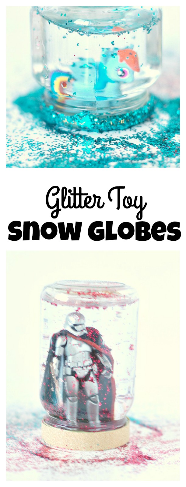Glitter Toy Snow Globes