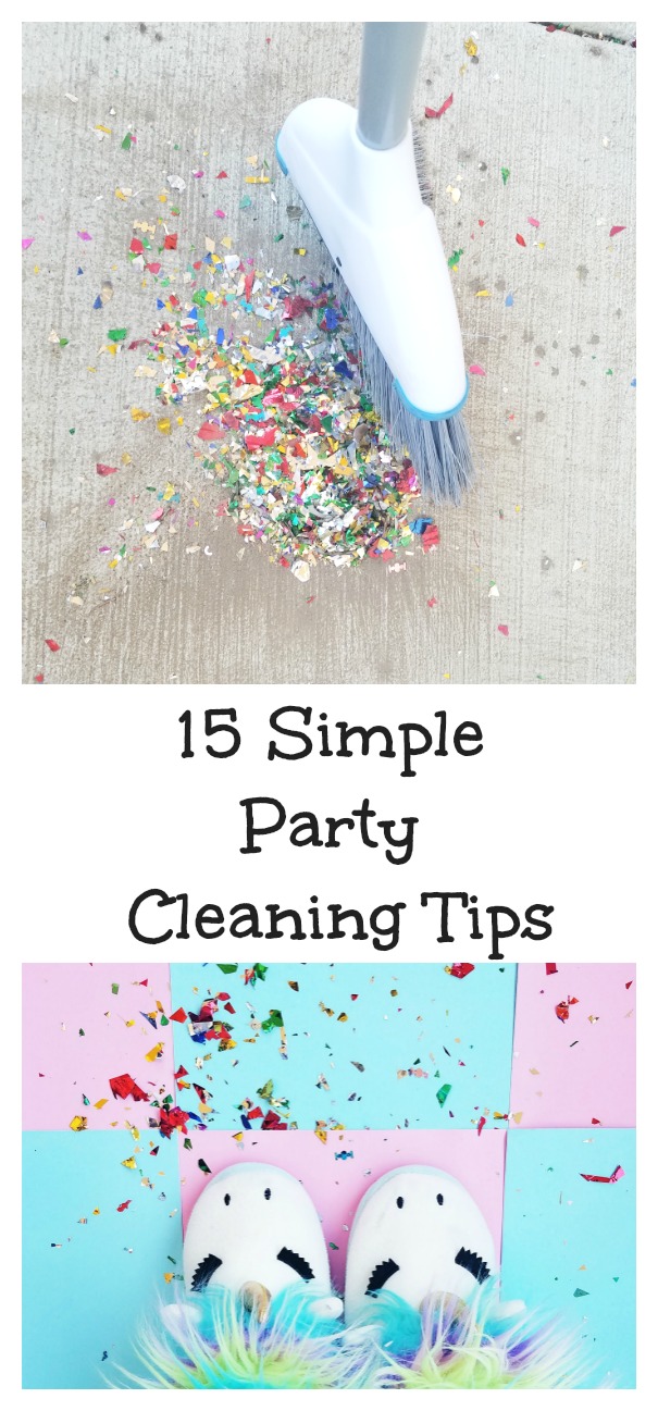 15 Simple Party Cleaning Tips!