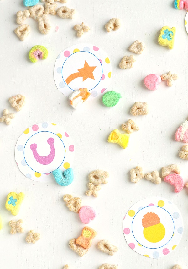 Lucky Charm Food Toppers Free Printable
