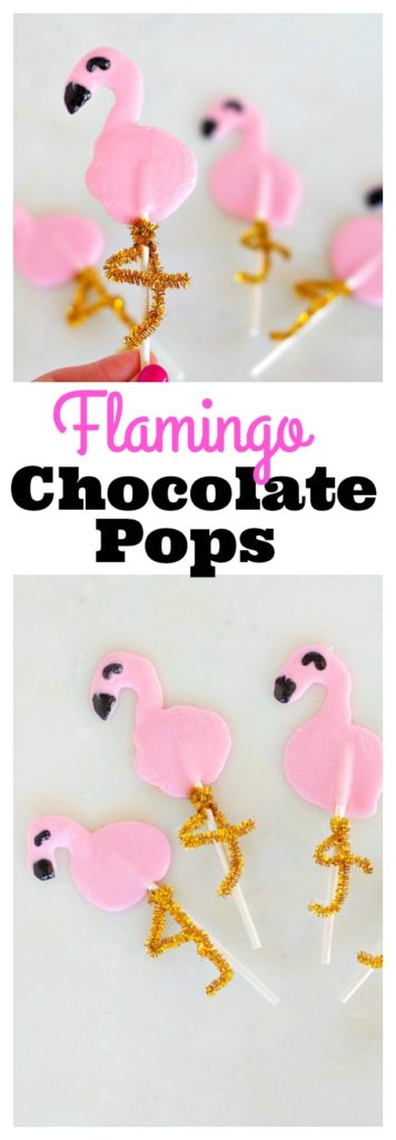 Flamingo Chocolate Pops