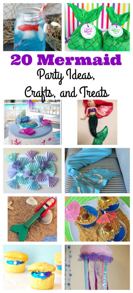 Mermaid Party Ideas, Crafts, and Treats