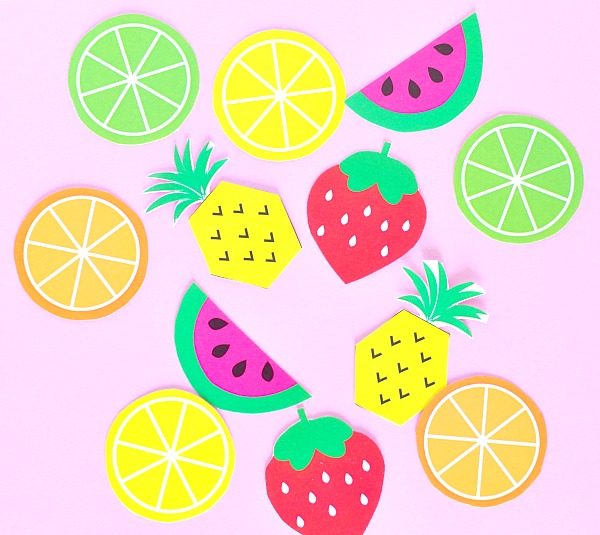 Fruit Party Printable Toppers