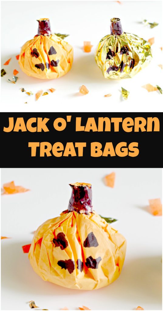 Jack O Lantern Treat Bags