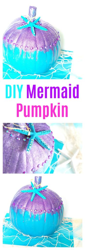 DIY Mermaid Pumpkin