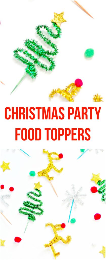 Christmas Party Food Toppers