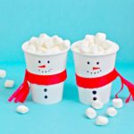 Snowman Snack Cups