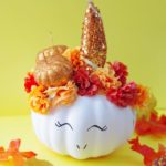 DIY Fall Unicorn Pumpkin