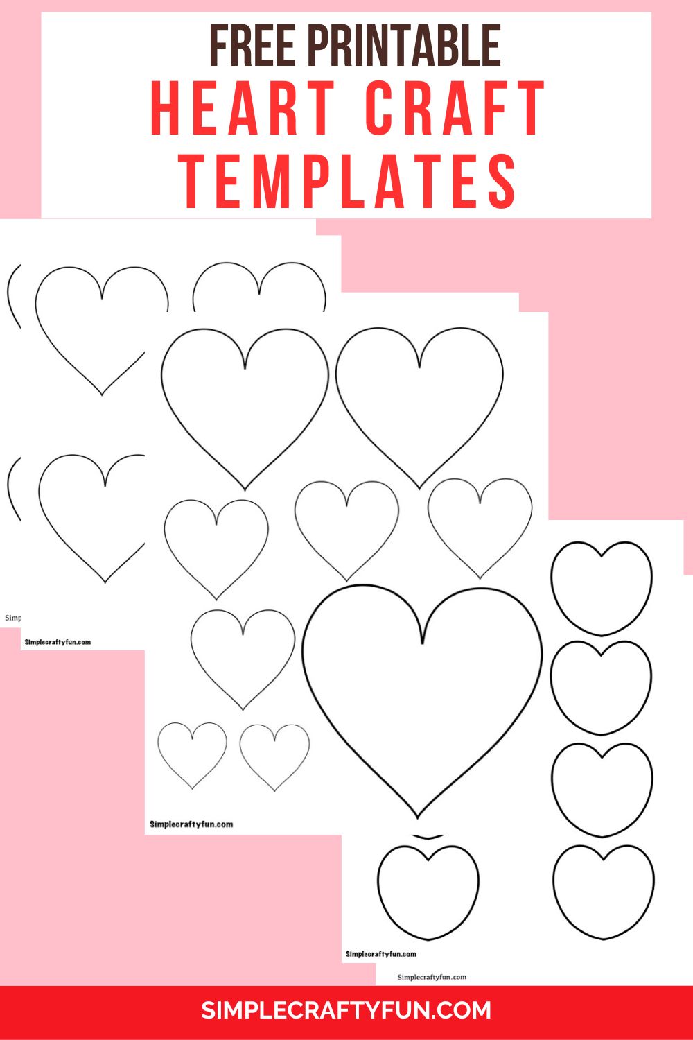 6 Free Printable Heart Templates