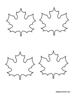 Free Printable Leaf Template for Crafts