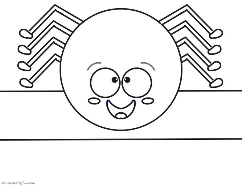 free printable spider hat. Color, cut, and paste.