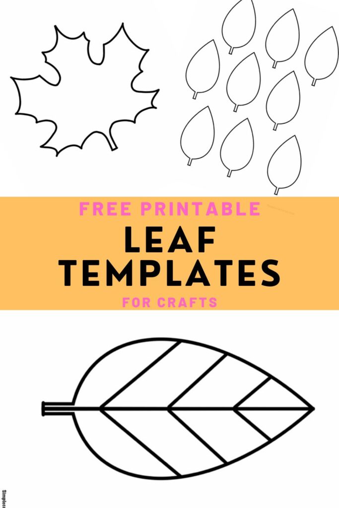 free printable leaf outlines and templates for crafts