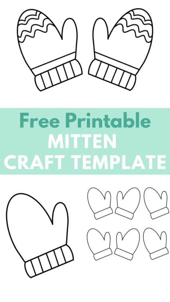 free printable mitten templates