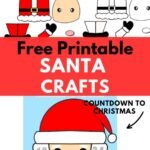 Build A Santa Printable Craft Template