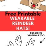 Free Printable Reindeer Hat Craft