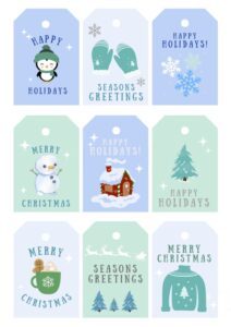 25 Free Printable Christmas Gift Tags