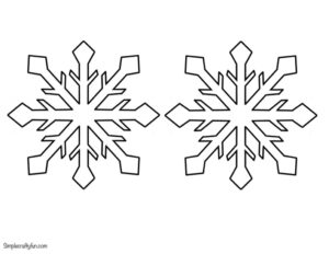 Free Printable Snowflake Templates for Crafts