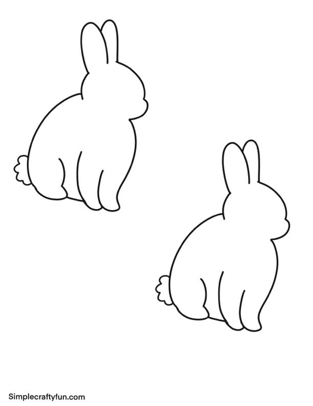 fluffy bunny medium free printable