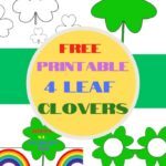 Free Printable Four Leaf Clover Templates