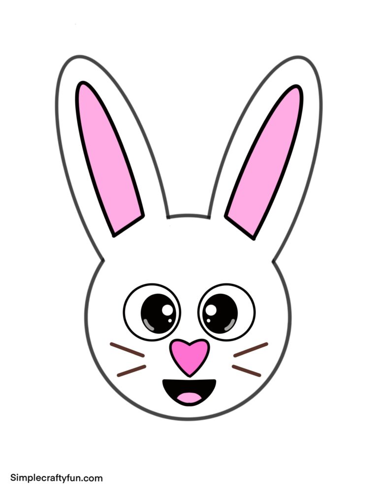 Free Printable Build A Bunny Craft for Kids