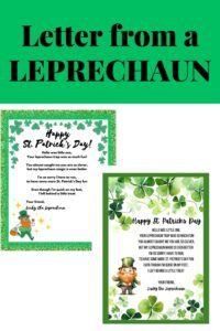 Free Printable Leprechaun Letter For Kids-6 Choices
