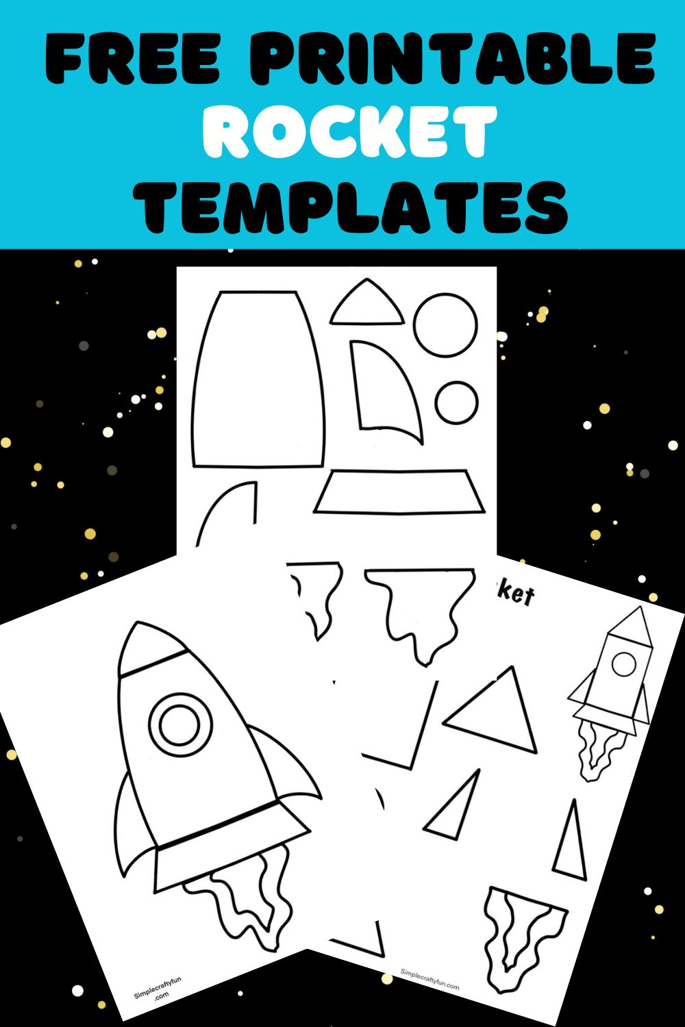Free Printable Rocket Ship Template Free Printable Rocket Ship Template