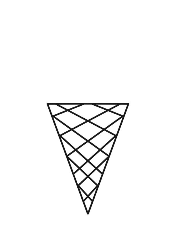 Printable Ice Cream Cone Template Printable Ice Cream Cone Template