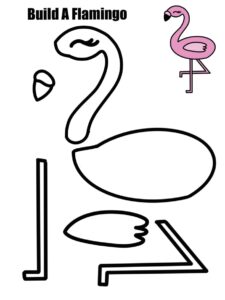 Free Printable Flamingo Template for Crafts