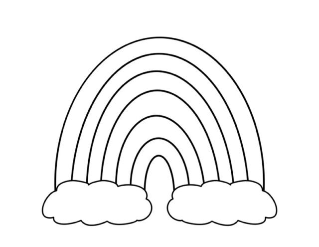 21 Free Printable Rainbow Craft Templates