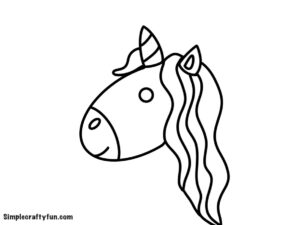 Free Printable Magical Unicorn Head Templates