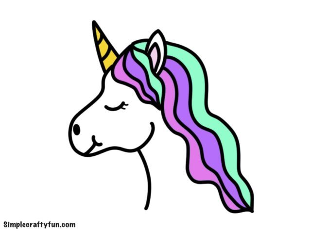 Free Printable Magical Unicorn Head Templates