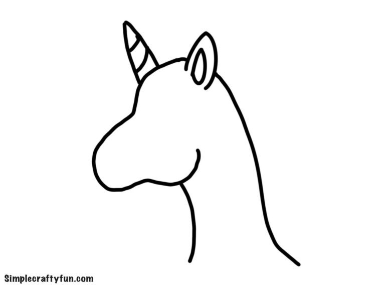 Free Printable Magical Unicorn Head Templates
