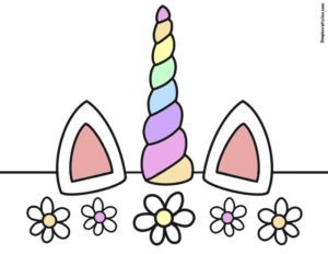 Unicorn Horn Headband Template Free Printable