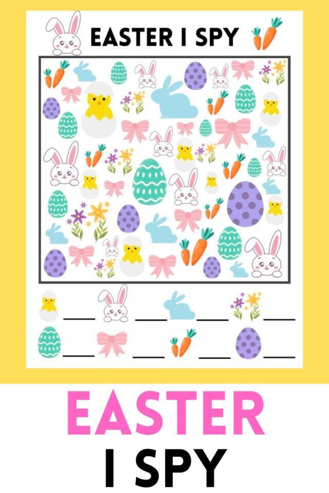 Free Printable Easter I Spy