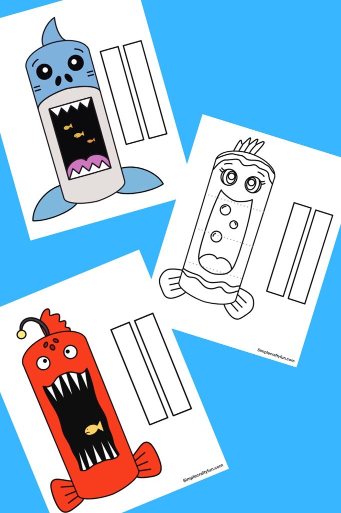 fish puppets free printable templates