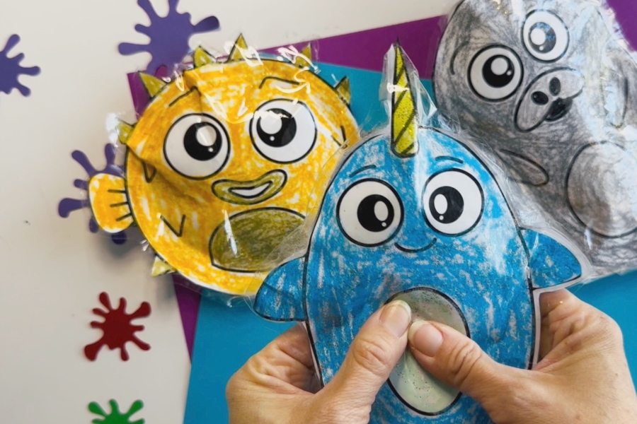 make these printable paper squishy toys with these printable templates