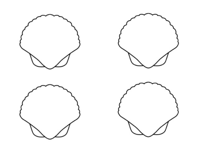 Free Printable Seashell Templates